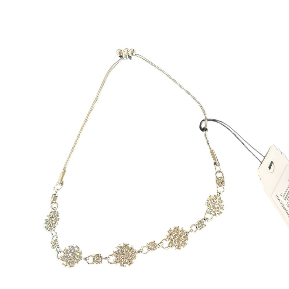 NWT Givenchy crystal flower slider bracelet. Retail $68.00